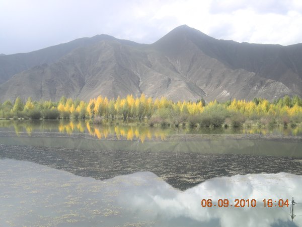 a lake in Tibet