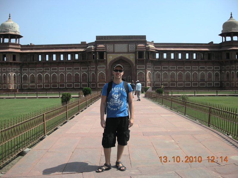 At Agra fort