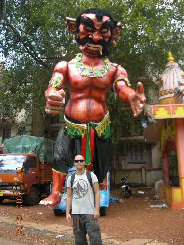A statue to celebrate Dewali