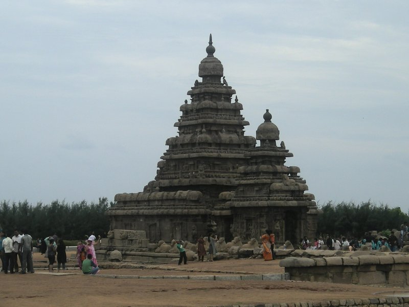 a sea side temple