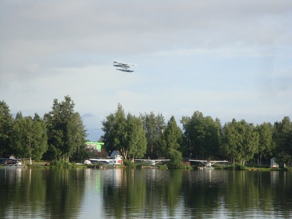 Floatplanes on Spenard Lake Anchorage