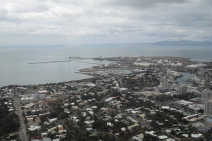 Blick auf Townsville vom Castle Hill