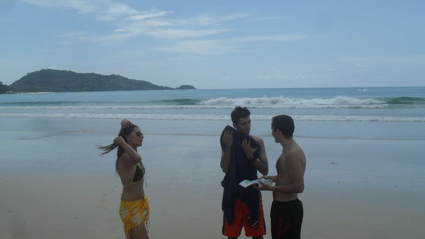 Mit Rana und Sam am Patong Beach