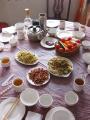 The appetizers, including liang fen