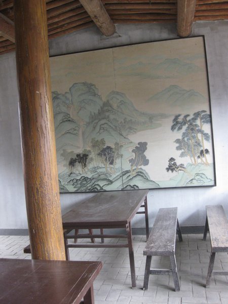 Inside an ancient "Zhou Fang," or porridge restaurant