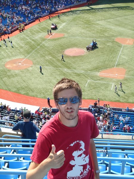 Me at the Blue Jays