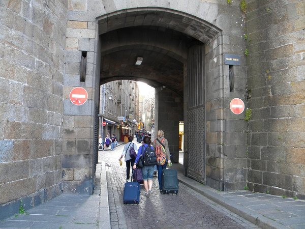 Entering St. Malo