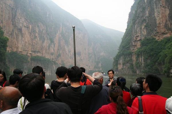 Chinese tourists in action