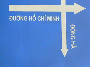 Ho Chi Minh Trail Road Sign 