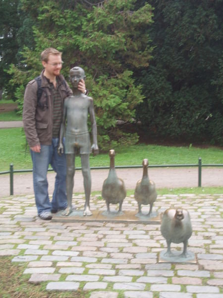 Kurt & his mate Thomas , & his ducks