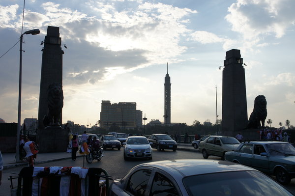 Bridge leading to Tahrir Square
