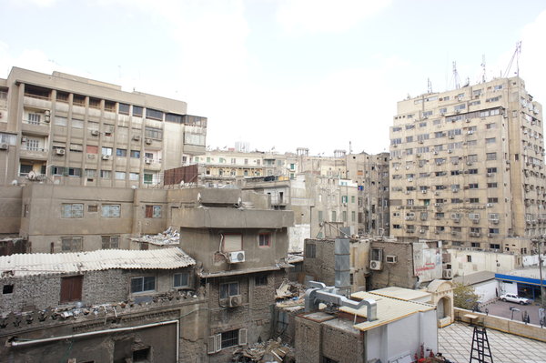 Typical view in Cairo