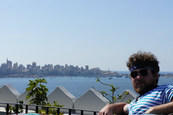 Me with Alexandria in the background