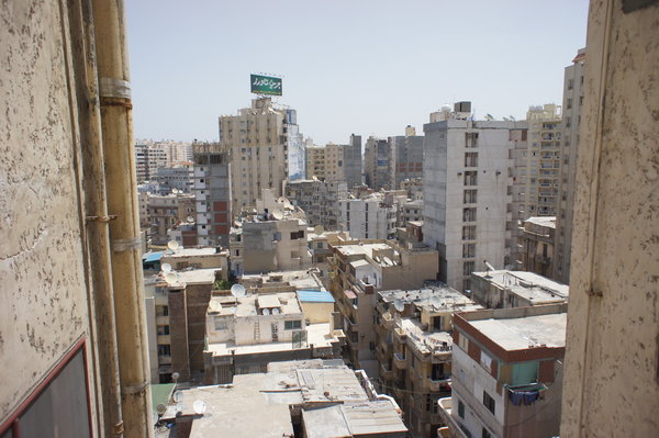 An amazing view o the rooftops overlooking Alex