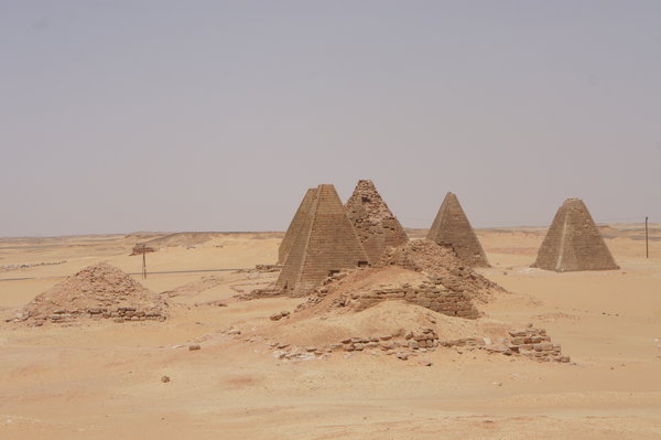 Pyramids in Karima, Sudan