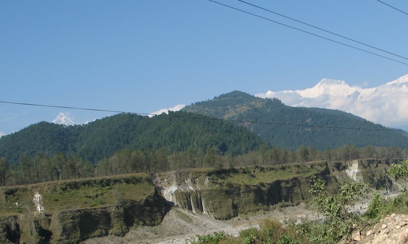 View on road to Pokhara