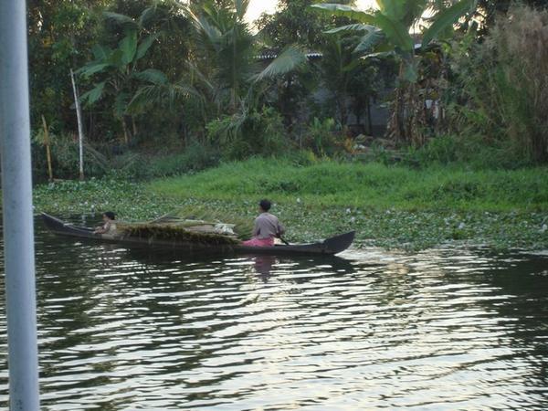 Boat on the backwaters
