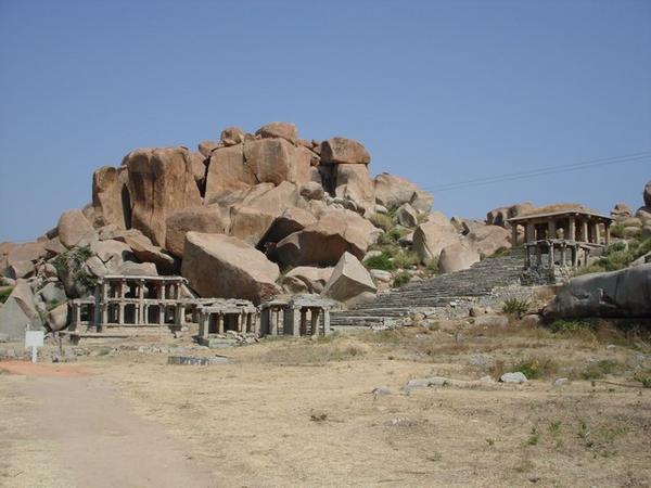Hampi Temple and Boulders
