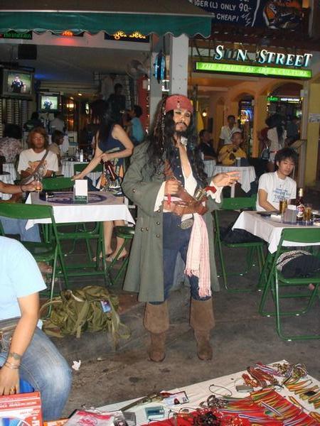 Jack Sparrow lives on Thanon Khao San....