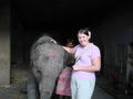 Me with a baby elephant!