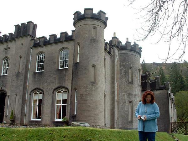 Cindy on Right Front of  the Castle