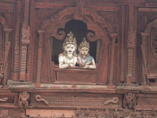 Shiva & Parvati looking out of the window