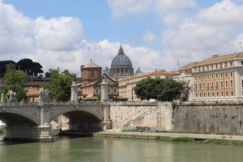 Vatican across the Tiber