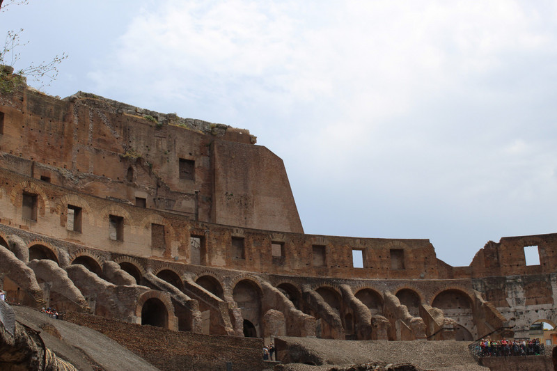 Coliseum upper deck now restored