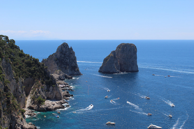 Azure seas of Capri