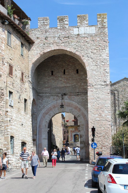 St Francis Gate opens to Assisi