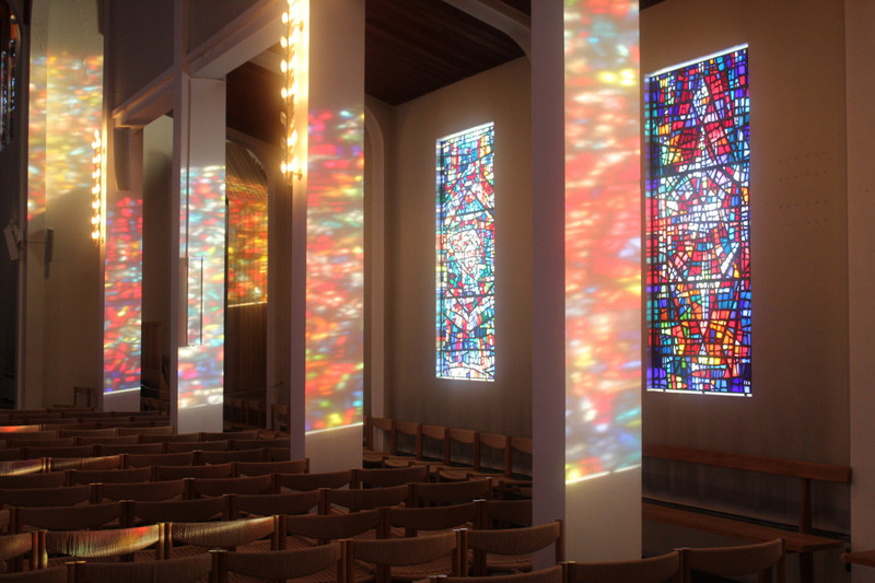 Beautiful Stained Glass Display