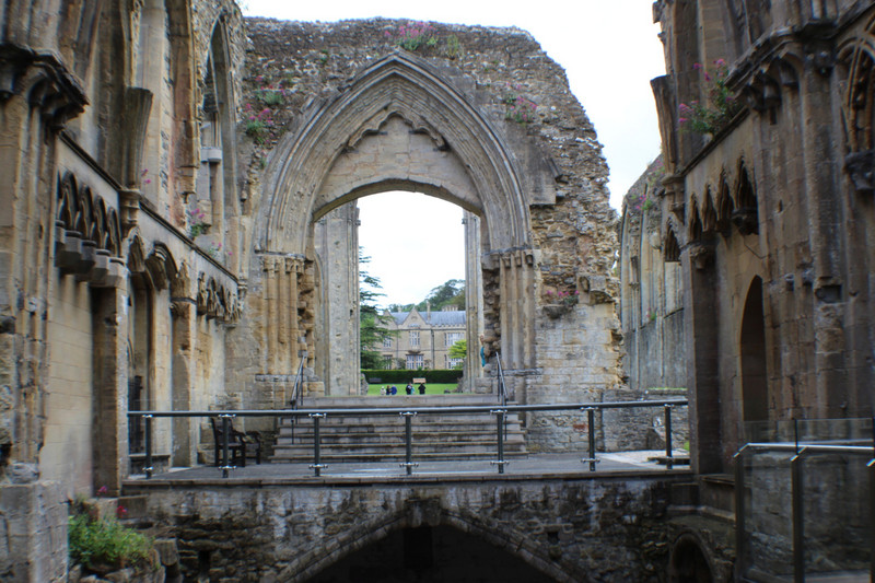 Inside the Abbey Ruins