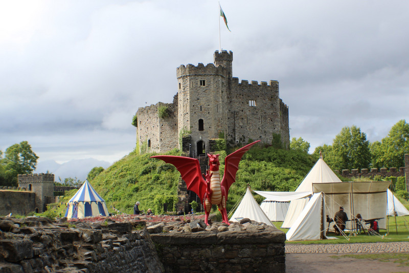 The oldest part of Cardiff Castle