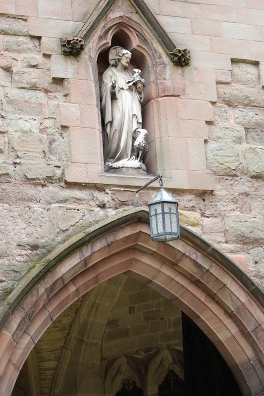 Entrance to Ludlow Medieval Church