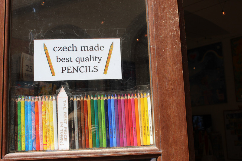 Prague is famous for Pencil Manufacturing