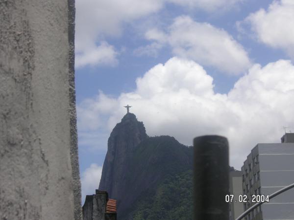 Christ the Reedeemer (from outside the hostel)...