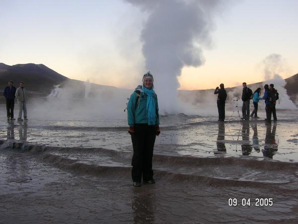 Me with a "geyser", geddit?!....