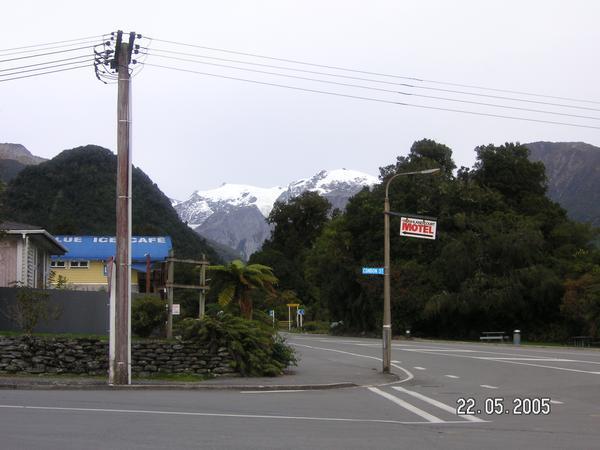 View from Franz Josef town...