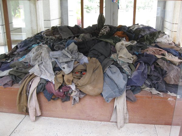 Clothing from the victims