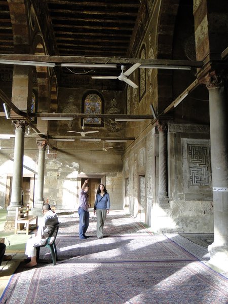 The oldest mosque in Islamic Cairo