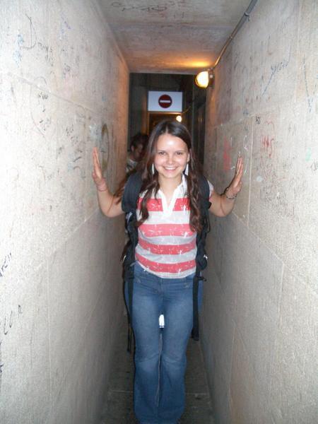 Me inside the Koln Dom Sphire Corridors