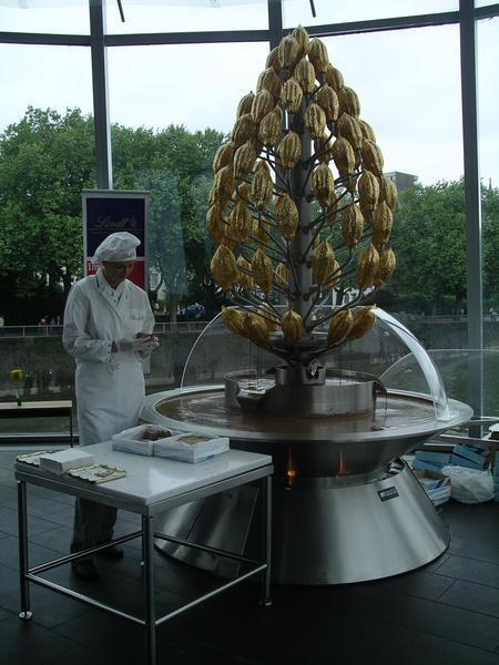 The Lindt Chocolate Fountain