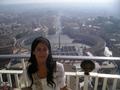 Bianx Looking over Rome and St Peter’s Square from the top of the St. Peter’s Basilica!