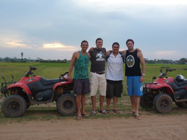 Siem Reap sunset quad bike tour