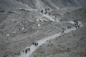 Marche sur le glacier - Walk on the glacier