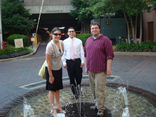 in a fountain in Memphis