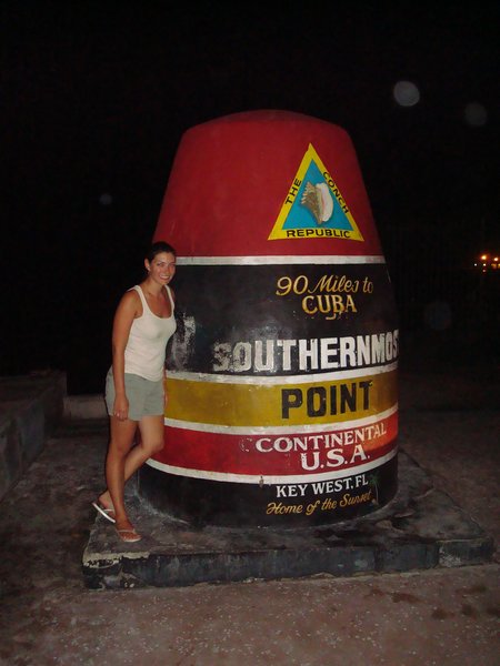 Southern most point