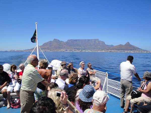 boat ride to robben island
