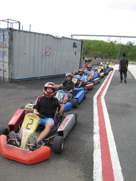 Raring to go in our Karts