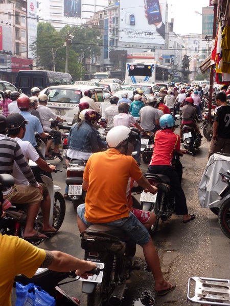 Crazzzzzy HCMC traffic!